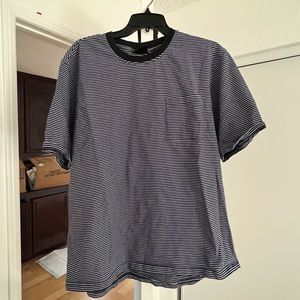 stussy pocket tee blue/black XL